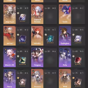Total 98x5 | 12k primo | 12 pulls | 143 days welkin on | AR 60 | 52x5 GI |46x5 HSR | C2r1 raiden  | c3R1 nahida | - Image 5
