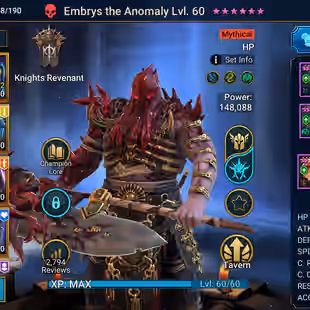 Mythic (Mikage, Anomaly) - 62 Champions LV 60 -  84 Legend - 12 Void - Image 2