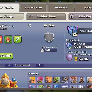 ❗[ TH-16 NEAR MAX - LEAGUE WARDEN ]❗S.B [MAX] - FB [26] - EB [23] - AF [20] - 12X EPIC | HEROS: 90-88-69-70-45 || BH MAX - Image 2