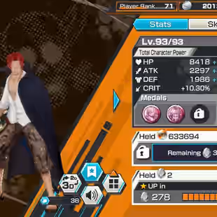 BR597-IOS-Android-Hyber 55-8 Ex(Gear 5-Zoro-Lucci-Roger Skins-Yamato Ace-Akainu-Shank)-Vip Medal-Support 162-647 Frag - Image 14