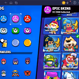 🌟11.11 PIN🌟FREE CHANGE NAME | 217 SKINS | 73.000 TROPHY | 91 BRAWLERS | 16 MAX | 13 HYPERCHARGED - Image 47