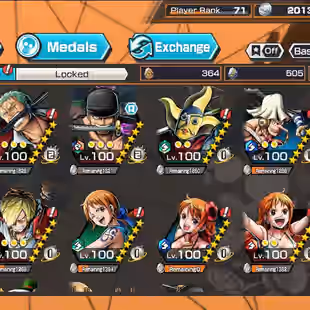 BR597-IOS-Android-Hyber 55-8 Ex(Gear 5-Zoro-Lucci-Roger Skins-Yamato Ace-Akainu-Shank)-Vip Medal-Support 162-647 Frag - Image 47