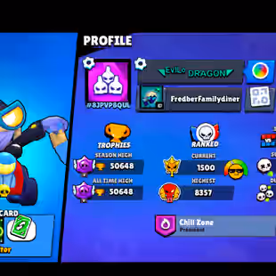🌟189 SKINS🌟50.600 TROPHY | 88 BRAWLERS | 21 MAX | 11 HYPERCHARGED | INSTANT DELIVERY | FULL ACCESS - Image 5