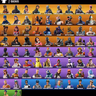 74 skins | OG STW | OG Renegade Raider | Black Knight | Sparkle Specialist | The Reaper | Blue Squire | Mako | 1150 VB - Image 2