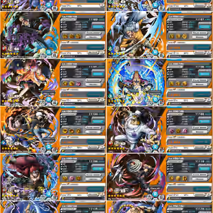 NT1-Super Hyber 113+12 Ex Max(Roger+Kaido v2+Roger v2+Gear 5+Shank v3+Zoro+Kid Law)+Sup 170%+Vip Medal+Bounty Festival - Image 8