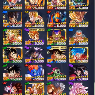 D368-8 UL(Goku Uis+Hit+Rose+Gogeta+Vegito+Super Gogeta)+49 Legends+Vip Equi+Good Zenkai+Nice Team+New SS3 Vegeta+Vegtio - Image 12