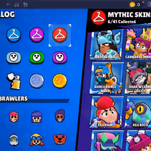 🌟 220 SKINS🌟74.950 TROPHY | 95 BRAWLERS | 22 HYPERCHARGED | 31 MAXED BRAWLERS | CHAINSAW BUSTER | LOADED RICO | CORSA - Image 58