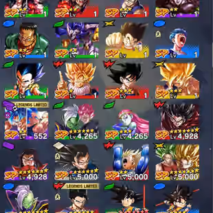 D346-IOS+Android-5 UL(Vegito 10 Red Star+Cell+Majin Vegeta+Hit)+15 Legends+Good Equipment+Have Story+Team Android - Image 7