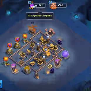 TH17 FULL MAX🔥NOTHING LEFT 35X SKINS🔥GG/-MAX SB/-MAX FA/-MAX MM/-MAX FB/-23 EB/-MAX RS/-23 AF/-20!! WAR BASE SCENERY - Image 8