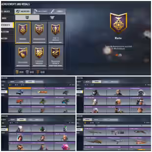 🛑[MG][937] [RARE] LEVEL 350 | 686 TOTAL GUNS -502 EPIC GUNS | MANY CHARACTER | CHEAPEST EVER INSTANT DELIVERY - Image 2