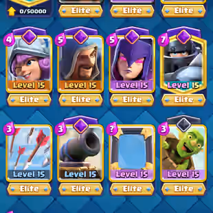 🌟BEST OFFER🌟KT-15 XP-57 | 58 CARD MAXED | 13 ELITE | 15 EVOLUTION | 132 EMOTE | 9683 TROPHY | INSTANT DELIVERY - Image 14