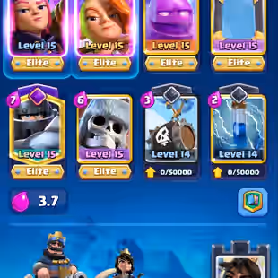🔥KT15 XP55🔥 | 39 MAX 6 ELITE | 13 EVOLOTIONS | 104 EMOTES | 6 TOWER SKIN | 9857 TROPHY | 234 GEMS | INSTANT DELIVERY - Image 8
