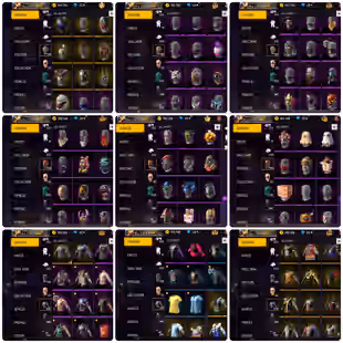 🔥 OLD ELITE FF ACCOUNT |  DEIMOS | TECHNO | BOMB | THIEF SET 🔥 - Image 4