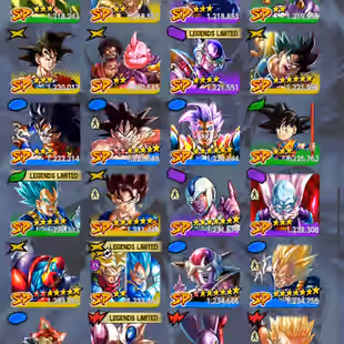 D791-Nice Account-10 UL(SS Goku+Goku Uis+SS4 Gogeta+Rose+Gogeta+Turles+Beast Gohan)+53 Legends+Good Equipment+Good Team - Image 17