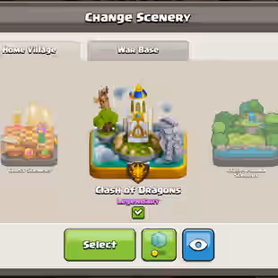 TH 17 FULL MAX NOTHING LEFT CLASH OF DRAGON SCENERY | 5X HERO MAX | HIGH XP-288 | 12K GEMS | 1116 MEDEL | 5434 WARSTA - Image 19