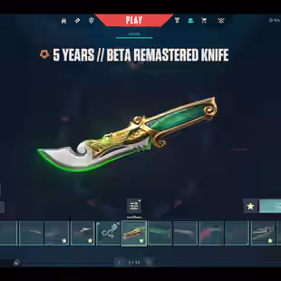 [Eu Turkey] 63.5k VP Spent - Total 71 Skin | Champions 2025 Vandal - 5 Years // Beta Remastered Knife | 133 Level - Image 1