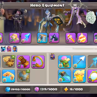!!TH17 MAXED!! 30X SKINS/2X SET/272-XP!! GG-MX!SB-MX!FA-MX!AF-MX!FB-MX!EB-MX!! HERO-100-100-90-75-50!! 6X SCENRY/900-MDL - Image 8