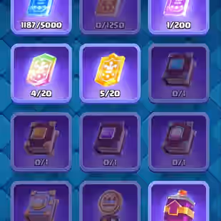 🔥KT15 XP56🔥 | 39 MAX 12 ELITE | 12 EVOLOTION | 13955 TROPHY | 124 EMOTE | 8 TOWER SKIN | 1059 GEMS | INSTANT DELIVERY - Image 7