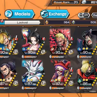 BR597-IOS-Android-Hyber 55-8 Ex(Gear 5-Zoro-Lucci-Roger Skins-Yamato Ace-Akainu-Shank)-Vip Medal-Support 162-647 Frag - Image 56