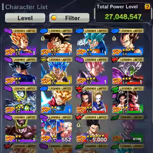 D346-IOS+Android-5 UL(Vegito 10 Red Star+Cell+Majin Vegeta+Hit)+15 Legends+Good Equipment+Have Story+Team Android - Image 10