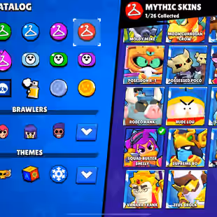 S1  57K CUPS  81 BRAWLERS | 115 SKINS  | 10 HYPERCHARGE |HIER TIER BR [] 25 MAXED []FAST DELIVERY - Image 9