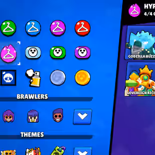 🔥[ 62X MAX BRAWLER - 39X HYPERCHARGED ] 🔥 TROPHY : 760000 || 91X BRAWLER UNLOCK || 268X SKIKS || MANY UNIQE AND RARE - Image 8