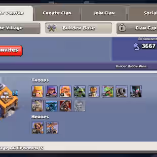 🔥TH-17 XP240 ✅ LEVEL 17-18 WALLS | GHOST / NORTH SCENERY | MAX EQUIPMENTS | E.BOOTS MAX | HIGH HEROS | INSTANT DELIVERY - Image 9