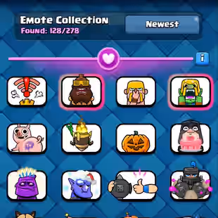 🔥KT15 XP57🔥 | 72 MAX 13 ELITE | 11 EVOLOTIONS | 128 EMOTES | 12150 TROPHY | 8 TOWER SKIN | 45 GEMS | INSTANT DELIVERY - Image 3