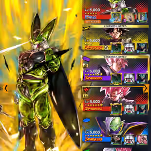D382-IOS+Android-7 UL(Cell+Majin Vegeta+Turles+SS4 Gogeta)+21 Legends+Good Equipment+Rose Zenkai+SS3 Vegeta+Goku Black - Image 4