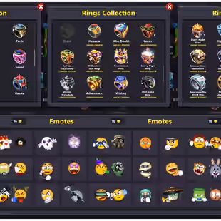 11B COINS ACCOUNT | Level 355 | CCP 74 | 10 Special Cues MAX | 19 Legendary Cues | Rings, Emotes & Cues | Fresh Account - Image 2