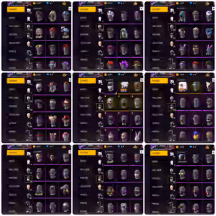 Free Fire WHIT RARE SETS || OLD ACC - Image 2