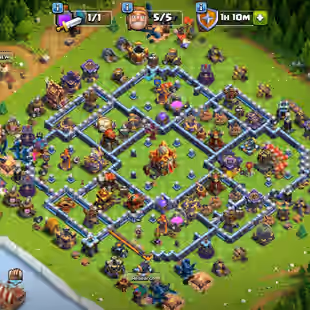 🔥TH-16 HIGH HEROS - 8 EPIC EQUIPMENTS 🔥 STRONG DEFENSE | RENAME 500 | INSTANT DELIVERY - Image 1