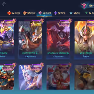 HYPER BASED PREMIUM ACCOUNT|| LEVEL 79 || EXALTED V || LEGEND 1|| GRAND 5|| EXQUISITE 7|| SKINS 303|| HEROS 121||ALL MAX - Image 4