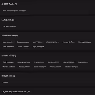 [UPLAY] 304 LEVEL - 30X BLACK ICES - 25X SEASONALS - 24X RANKED CHARMS - 30X UNIVERSALS - 72 OPERATORS - 205K RENOWN FA - Image 6