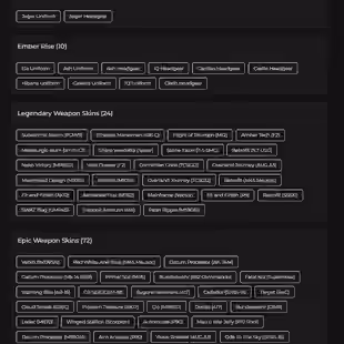 195 LVL - 57X BLACK ICES  - 31X SEASONALS - 6X UNIVERSALS - 5X RACER - 43X RENGOKU - 1X EMERALD - 74 OPERATORS - 6K RENO - Image 5