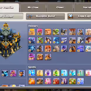 TH 17 FULL MAX NOTHING LEFT CLASH OF DRAGON SCENERY | 5X HERO MAX | HIGH XP-288 | 12K GEMS | 1116 MEDEL | 5434 WARSTA - Image 8