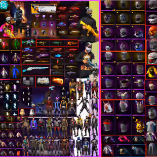 🔥 OLD ELITE FF ACCOUNT |  DEIMOS | TECHNO | BOMB | THIEF SET 🔥 - Image 1