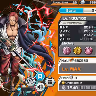BR610-IOS-Android-Hyber 50-5 Ex(Gear 5 v2-Kizaru-Garp-Roger v2-Kaido-Akainu-Shank v4-Shank v3-Shank-Yamato)-Vip Medal - Image 18