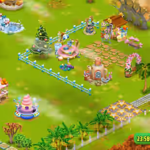 HAY DAY RARE LVL-119-TOWNHALL LVL 30-HAND MADE FARM ALL ITEMS UNLOCK-GOOD ANIMALS COLLECTION-BARN STORAGE 1950 SILO 1900 - Image 3
