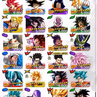 D409-IOS-Android-4 UL(Majin Vegeta-Super Vegtio-Buu Kid)-Vip Equipment-33 Legends-Team Daima-SS4 Goku-SS3 Goku Red Star - Image 11