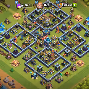 FULL MAX TH 13 💎 MAX HERO 💎 176 XP - 20 EQUIPMENTS - SB FB - HERO SKINS - 1144 WWS - BH 8 - INSTANT -AVAILABLE - CHEAP - Image 2