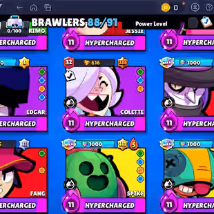 🌟180 SKINS🌟53.900 TROPHY | 88 BRAWLERS | 20 MAX | 13 HYPERCHARGED | INSTANT DELIVERY | FULL ACCESS - Image 8