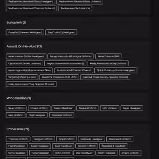 593 LVL - 59X BLACK ICES - 64X SEASONALS -44X MUTE PROTOCOL -42X CONTAINMENT - 29X UNIVERSALS -75X DOKTORS CURSE -72 OPE - Image 8