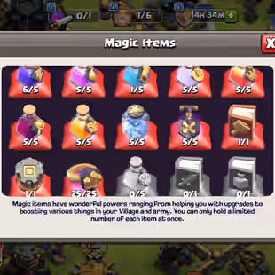 PvP LEGEND RANKED 💎20 EQUIPMENT MAX 💎 TH 17  MAX HERO - PETS MAX - 274 XP - 3400 GEM- 875 MEDAL - 23K CUP - INSTANT - Image 12
