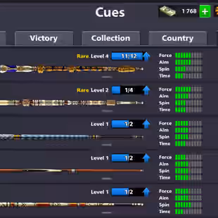 LEVEL 395 |COINS 3 BILLION | CASH 1768 | LEGENDARY 20/20 | 17 CUE MAX | BLACK DIAMOND | INSTANT - Image 5