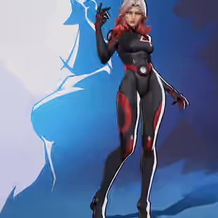 MR128 //Grandmaster 1 Rank + Level 27 + S0 Golden Moonlight Skin + S1 Invisible Woman BloodShield Skin + Captain Hela + - Image 3