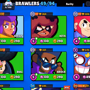 🔥[ 49X BRAWLERS - 17000 TROPHY ]🔥 RAREST ONE || 40X CUTE SKINS || LOWEST PRICE || FAST DELIVERY - Image 3