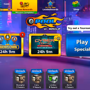 Rarest 5 Digit Account | 5K Cash | 784 Million Coins | 100 CCP | Black Diamond | Miniclip | Unlimited Pass Change! - Image 2