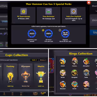 High Level 532 | VIP Black Diamond | 1.8B Coins | 20 Legendary Cues | Miniclip Unlimited Password Change | Final Warning - Image 6