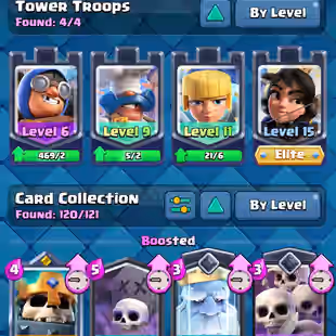 ❗[ 47X CARD MAX - 15X EVULOSION - 9X ELITE ]❗ TROPHY: 11500 || EMOTE : 79 || 8 YEARS PLAYED BADGE || LEVEL 55 - Image 3